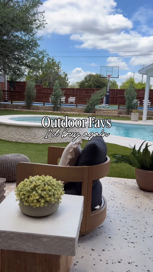 My outdoor space is finally summer-ready thanks to a few favorite Wayfair finds We…