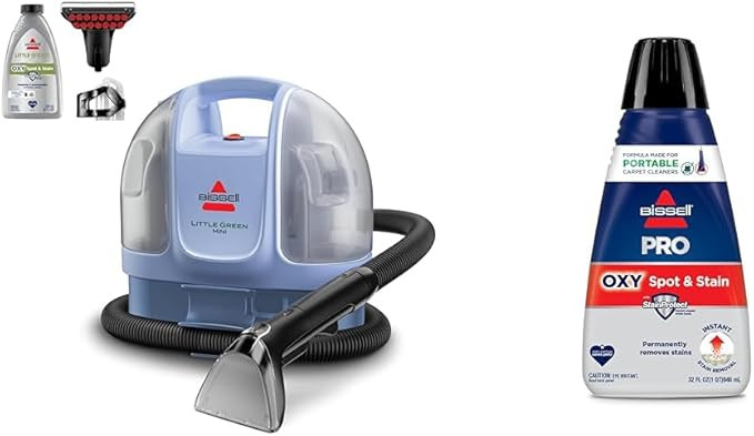BISSELL Little Green Mini Limited Edition Color Lake Blue, 4075F + Bissell Professional Spot and ... | Amazon (US)
