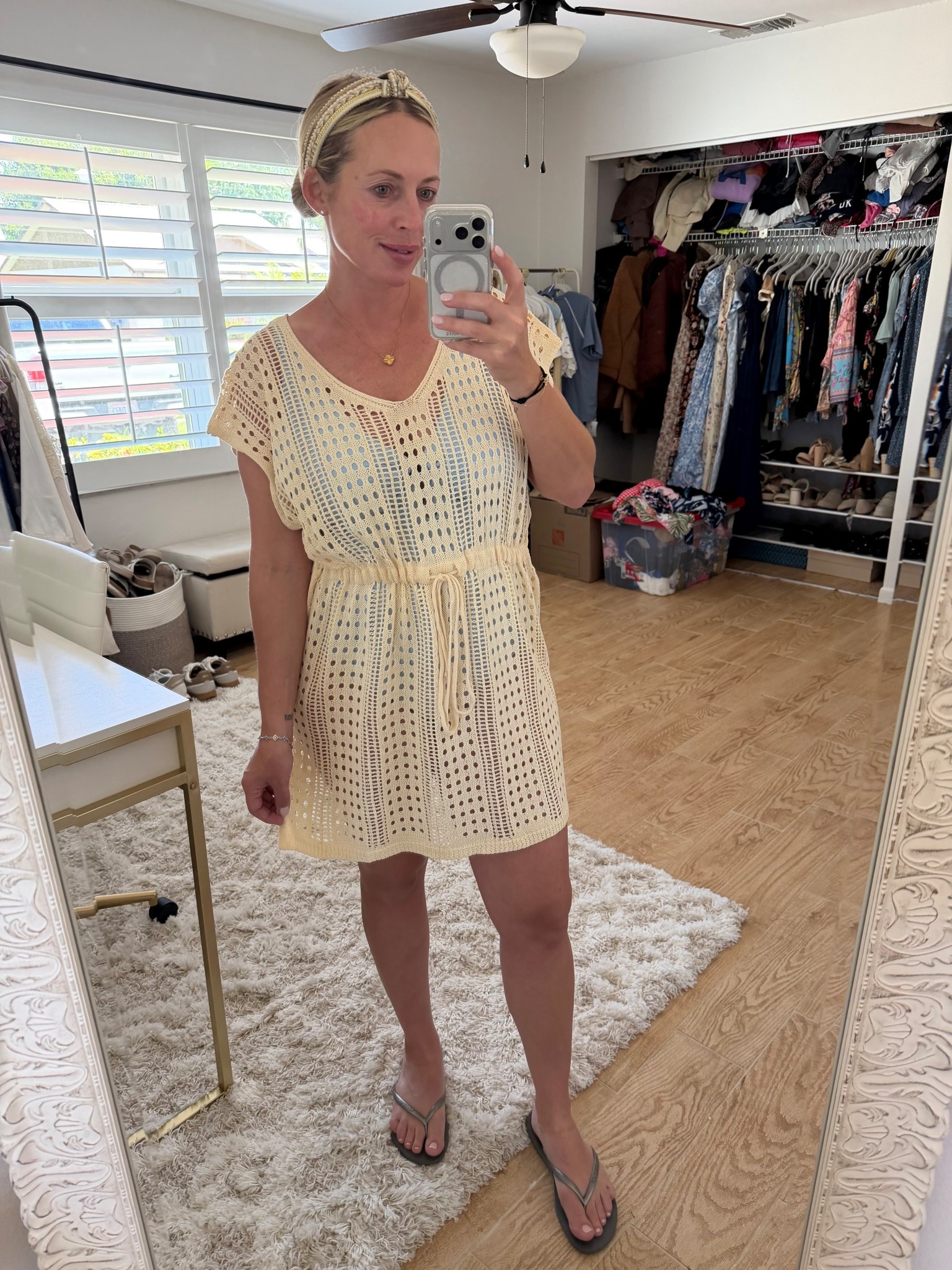 Pool day. Swimwear coverup. Flip flops. Sunglasses. Sandals 



#LTKdayinmylife #LTKootd #LTKSwim