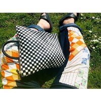 Checkered Backpack - Cowhide | Handmade Bag Hair On Hide Minimalist | Etsy (US)