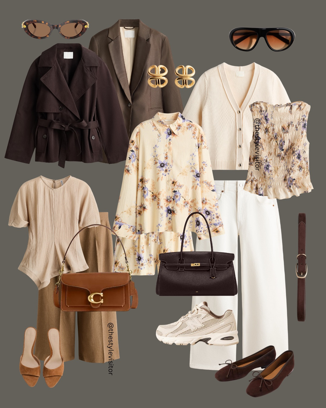 If there’s one colour palette I’m investing in this season, it’s rich chocolate brown paired with creamy neutrals. These timeless staples are effortless to mix and match, making getting dressed so much easier during transitional weather.

Hit that ❤️ button to come back later to shop.

: chocolate brown, neutral outfits, fall fashion, autumn style, capsule wardrobe, blazer outfit, trench jacket, cream cardigan, white jeans, floral blouse, everyday style, quiet luxury, brown handbag, ballet flats, New Balance sneakers, workwear outfits, casual chic, elevated basics, timeless fashion, minimalist style, neutral accessories, wearable trends, classic wardrobe, outfit inspiration

#LTKbeauty #LTKworkwear #LTKstyletip