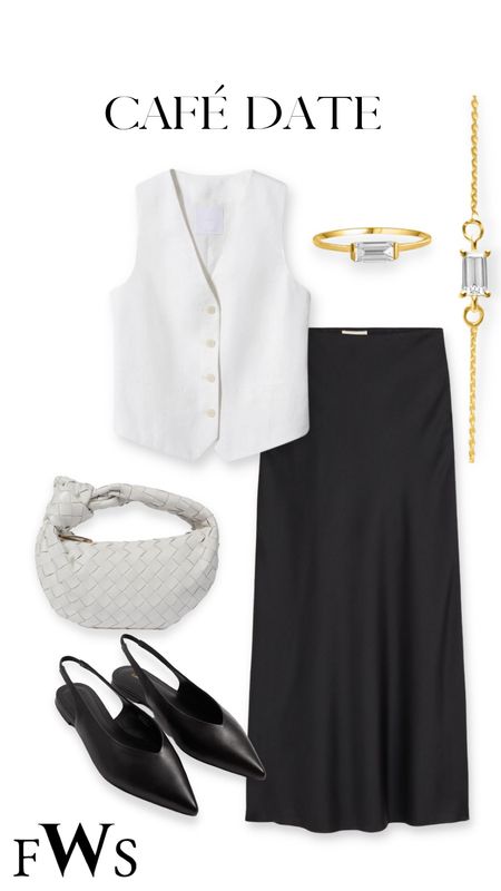 Styling a long black satin skirt for summer 🖤

Summer outfit, waistcoat, 

#LTKSeasonal #LTKstyletip #LTKshoecrush
