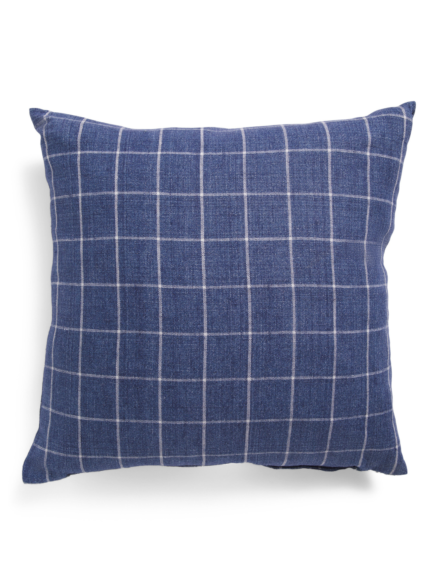 Made In Usa 22x22 Linen Bennet Checkered Plaid Pillow | Home | Marshalls | Marshalls
