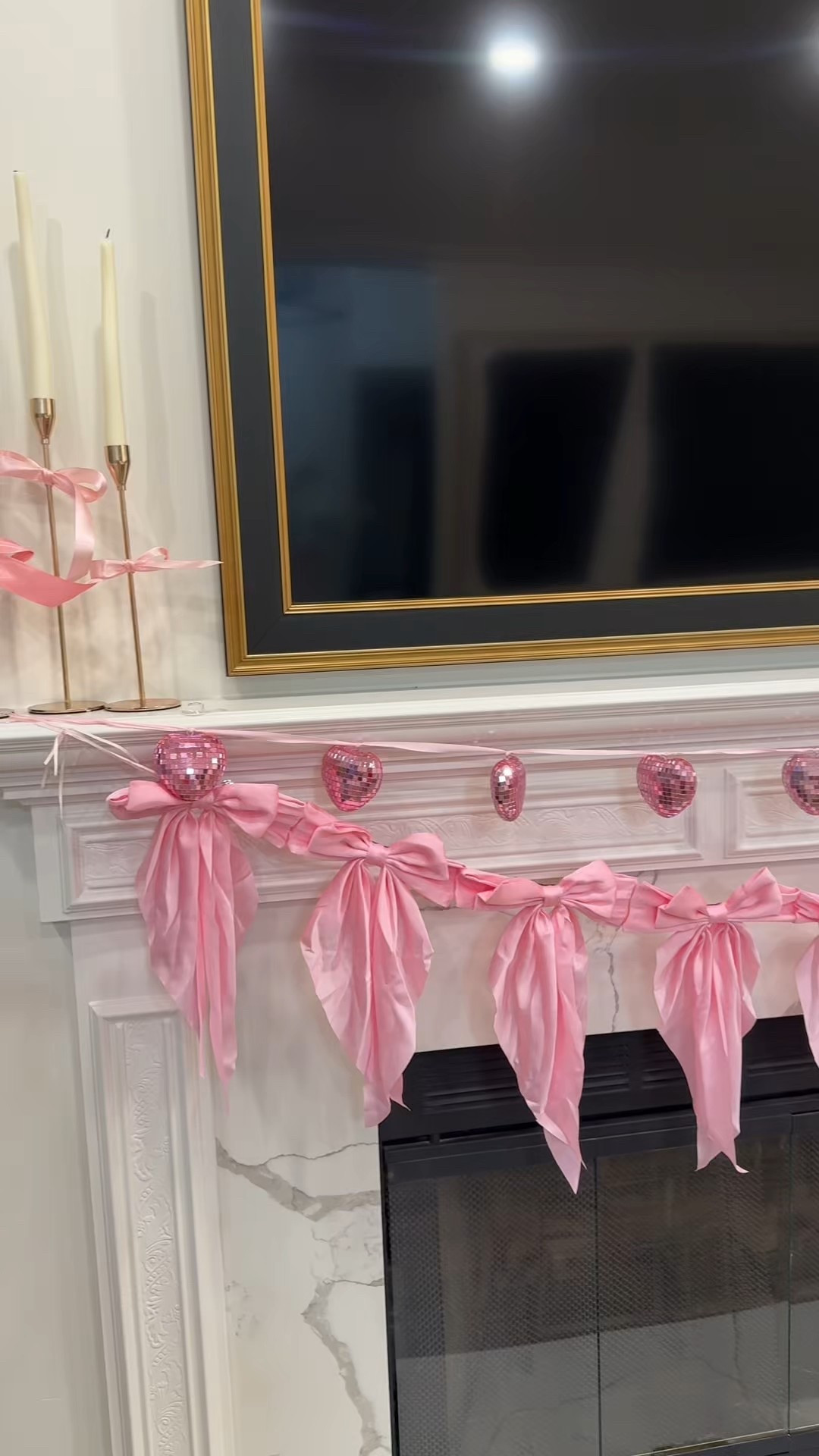 These oversized bows were supposed to be hair accessories… but I had ✨bigger plans✨ 🎀💘

I ordered a few multipacks on Amazon, added a little hot glue on the sides, and suddenly we have one long pink bow garland for Valentine’s Day 💗 I made this last year and then reused for a few other occasions- like my daughter’s birthday party. So easy and surprisingly more affordable than buying ribbon!

#LTKValentine