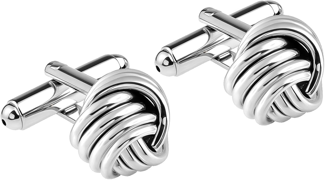 LeCalla 925 Sterling Silver Cufflinks for Men | Grooms Wedding Cuff-Links | Formal Shirt Cufflink... | Amazon (US)