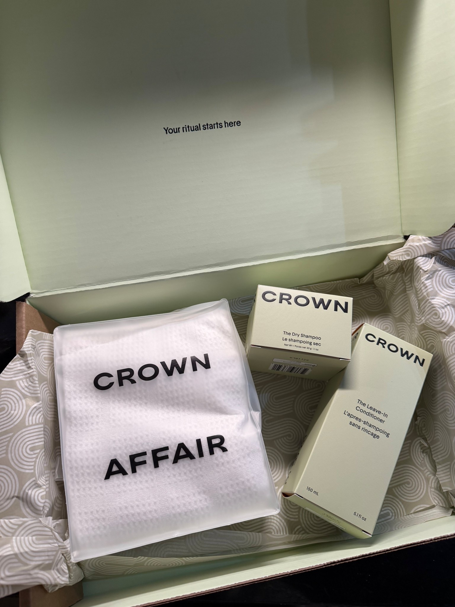 crown affair goodies. My favorite dry shampoo and just tried their leave in and it’s fantastic and makes your hair so soft

#LTKBeauty #LTKselfcare #LTKgrwm