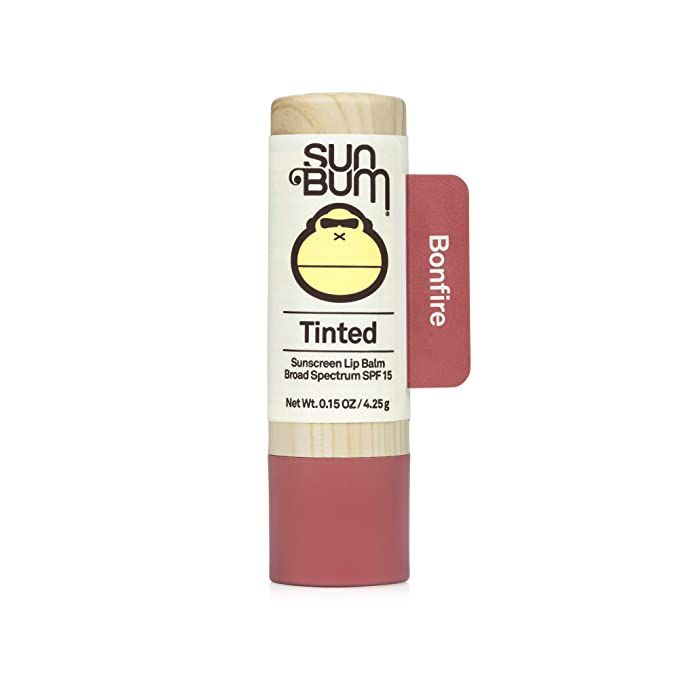 Sun Bum Tinted Lip Balm Bon Fire | SPF 15 | UVA / UVB Broad Spectrum Protection | Sensitive Skin ... | Amazon (US)