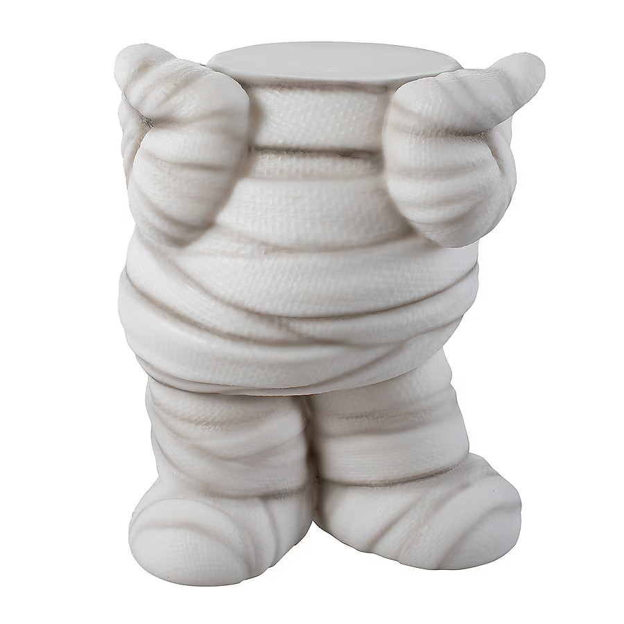 Haunted Living 10.5-in Mummy Pumpkin Stand | Lowe's