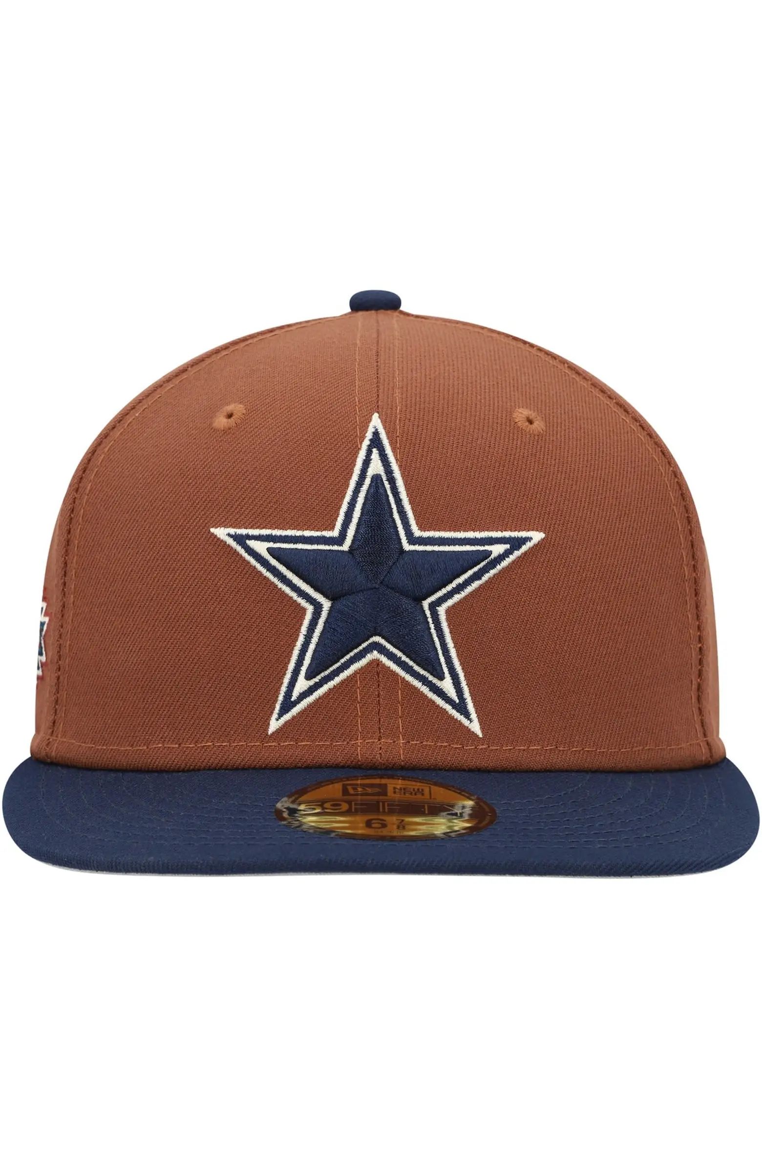 Men's New Era Brown/Navy Dallas Cowboys Harvest  59FIFTY Fitted Hat | Nordstrom