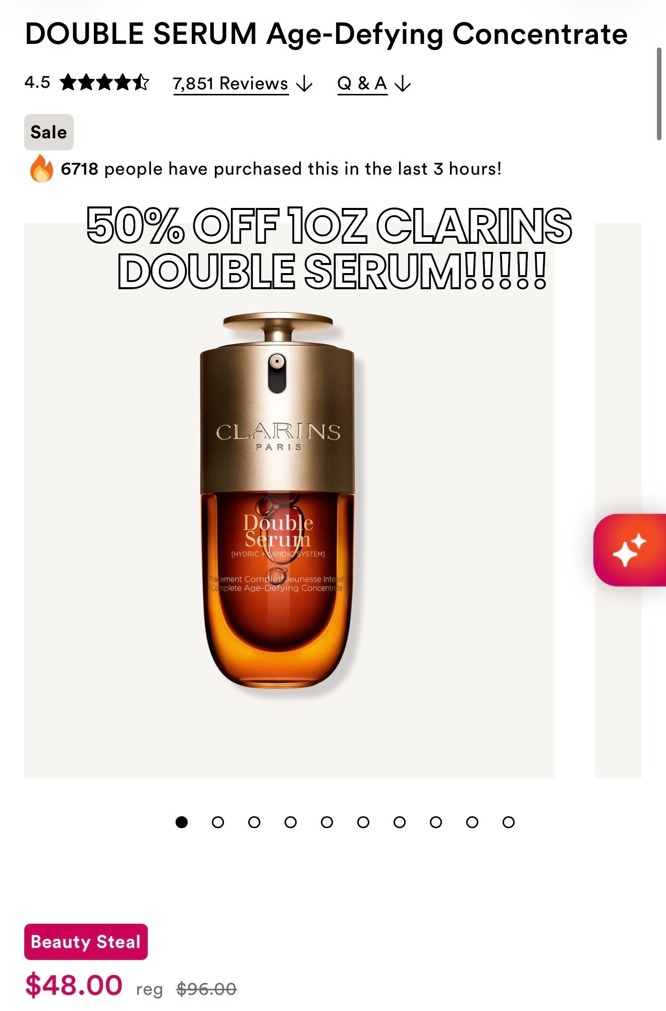 50% off double serum!!!!! 

Dressupbuttercup.com #dressupbuttercup #dederaad

#LTKdayinmylife #LTKstorytime #LTKSaleAlert