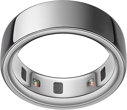 Oura Ring 4 - Silver - Size 8 - Smart Ring, Sleep, Activity, Women’s Health, AI Advisor, Up to ... | Amazon (US)