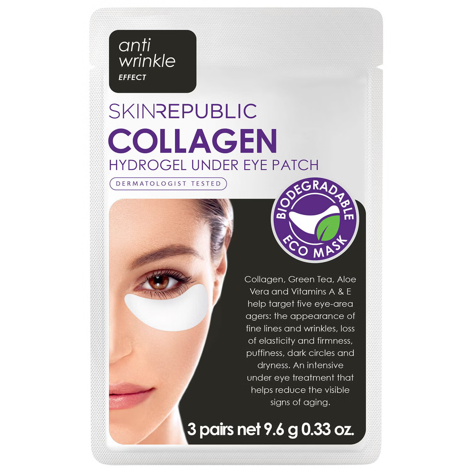 Skin Republic Collagen Under Eye Patch (3 Pairs) (18g) | Look Fantastic (UK)