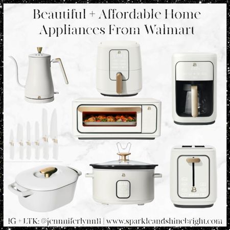 The Drew Barrymore line, Beautiful lives up to its name- it is beautiful. And the best part is it actually works + is super affordable. 

I have the air fryer + love it!! Adding the crock pot + knives to my collection! I have my eye on the electric kettle too! 

It’s no surprise I’m drawn to the white + gold but the line offers several color options  

#LTKGiftGuide #LTKhome #LTKfamily