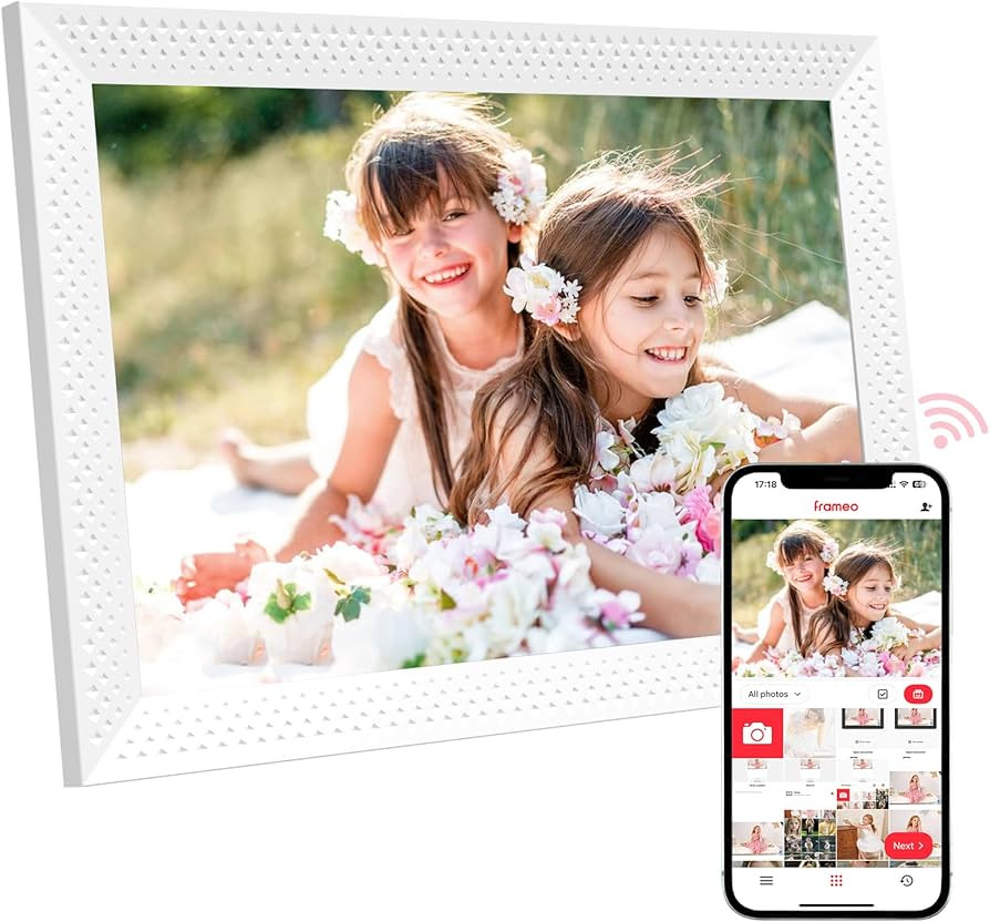 Digital Picture Frame 10.1 inch Smart Electronic Frameo Photo Frame 32GB Auto-Rotate 1280*800 HD ... | Amazon (US)