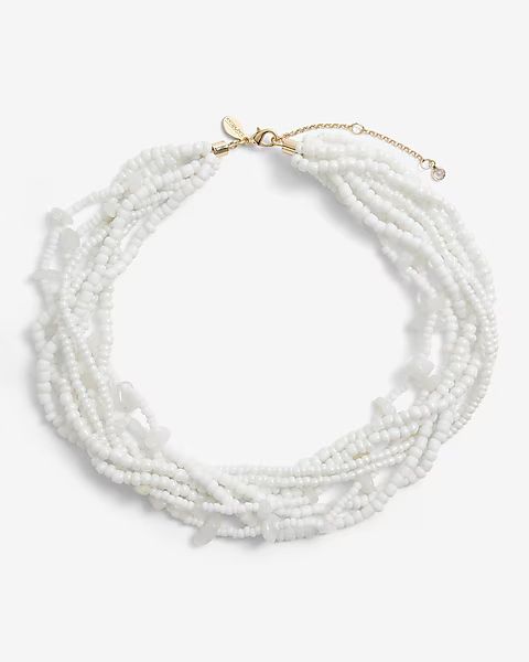 Layered Beaded Necklace | Express