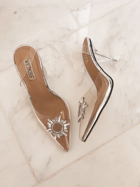 Acrylic heels perfect for NYE! 