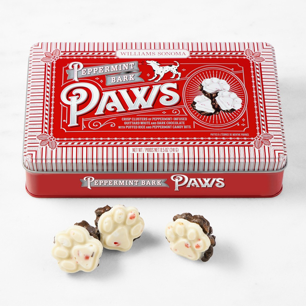 Williams Sonoma Peppermint Bark Paws | Williams-Sonoma