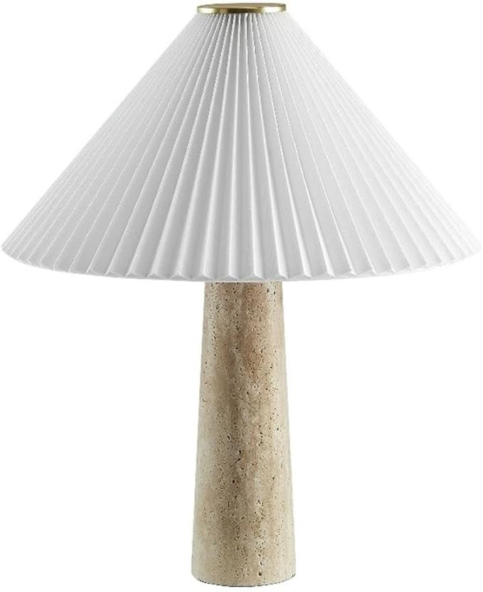 Modway Cove Modern Travertine Table Lamp in Travertine | Amazon (US)