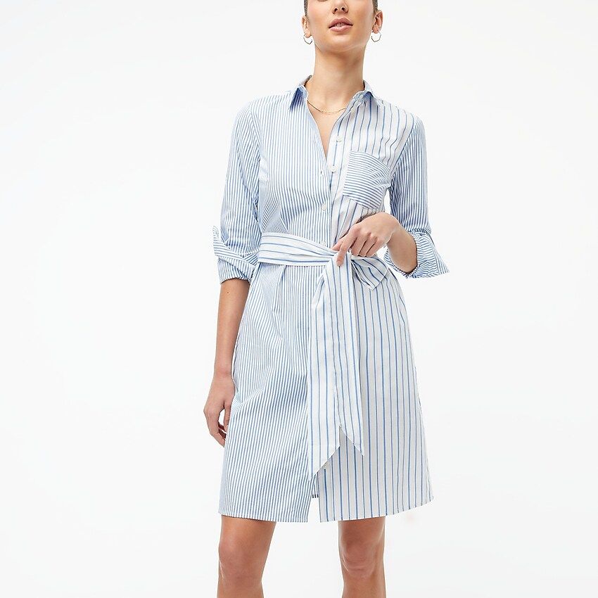Striped belted shirtdressItem BF896 
 Reviews
 
 
 
 
 
6 Reviews 
 
 |
 
 
Write a Review 
 
 
 ... | J.Crew Factory