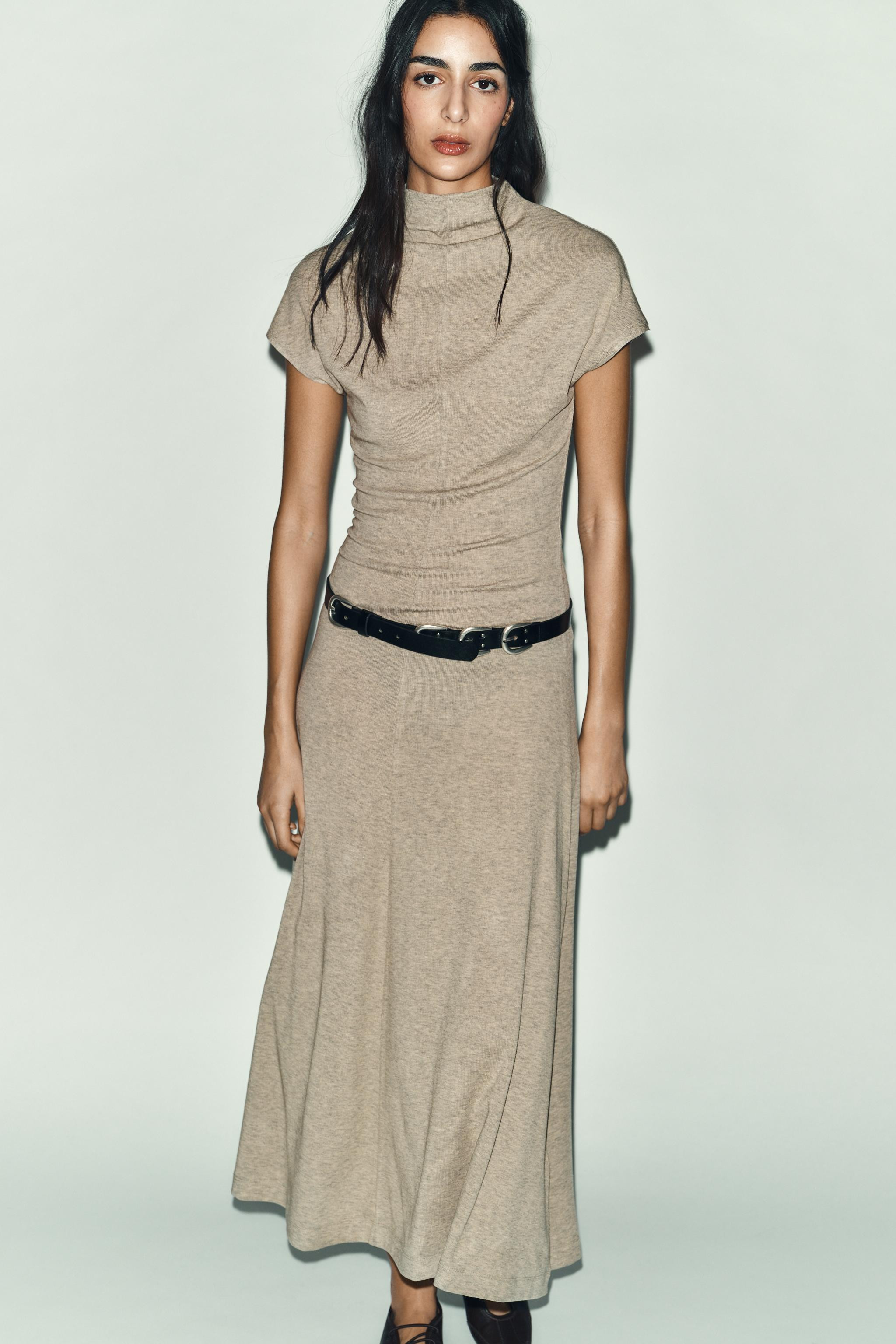 HIGH NECK MAXI DRESS | Zara US