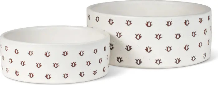 Speckle Wax Resist Small Pet Bowl | Nordstrom