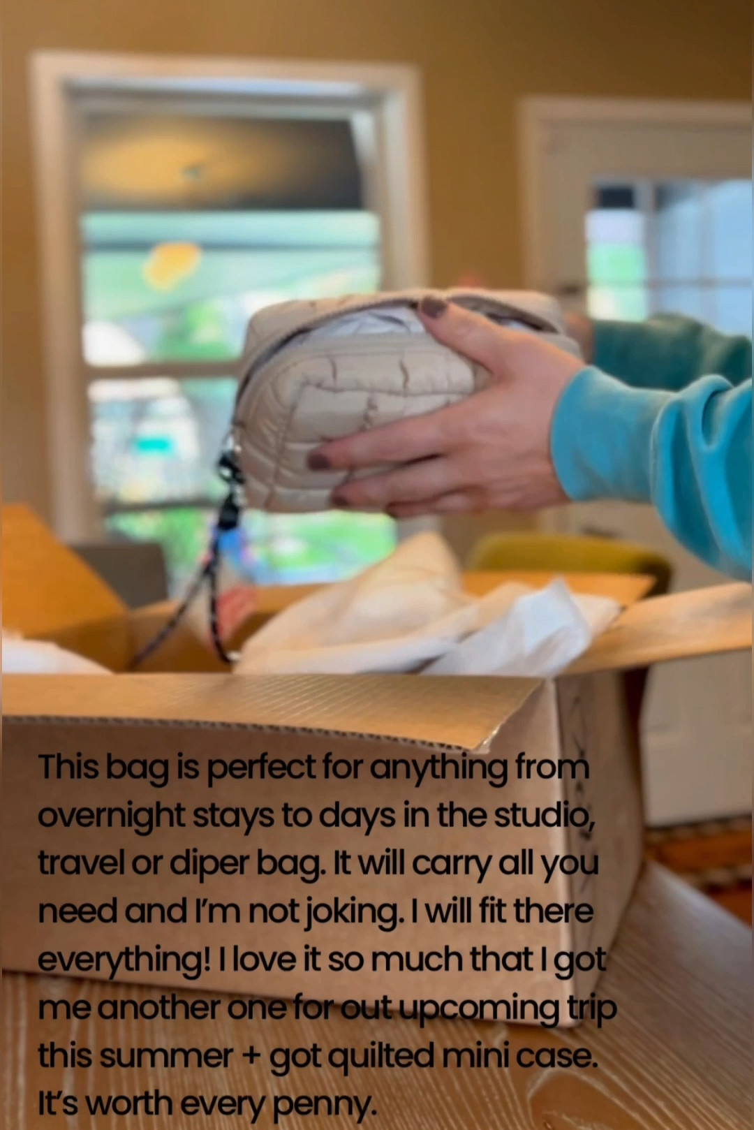 This bag is perfect for anything from overnight stays to days in the studio, travel or diper bag. It will carry all you need and I’m not joking. I will fit there everything! I love it so much that I got me another one for out upcoming trip this summer + got quilted mini case. It’s worth every penny. Free People Movement Carryall. 

#LTKStyleTip #LTKItBag #LTKTravel