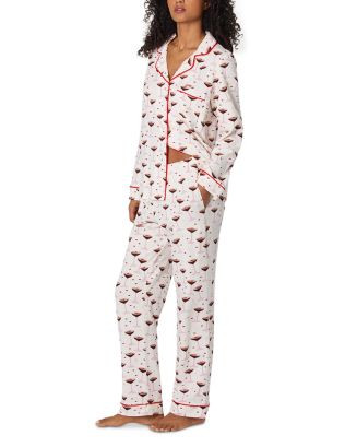 Espresso Kisses Long Sleeve Pajama Set | Bloomingdale's (AU)