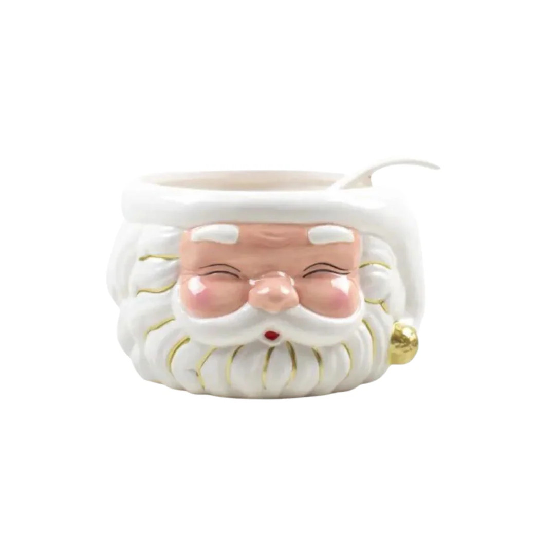 White Santa Punch Bowl | Pink Antlers