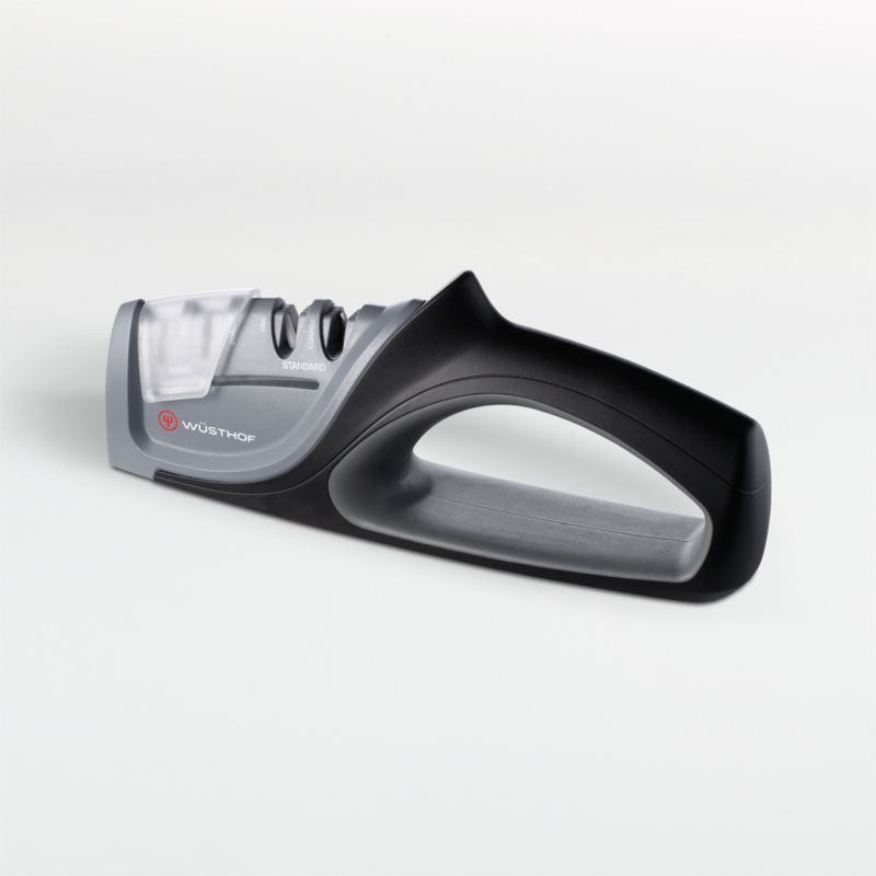 Wusthof Universal Hand-Held Sharpener + Reviews | Crate & Barrel | Crate & Barrel