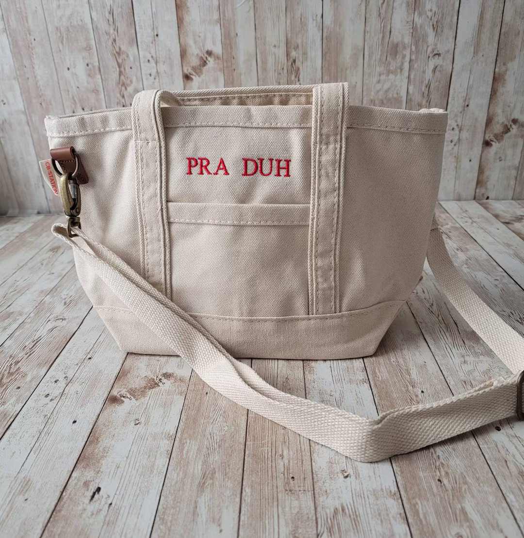 Mini Crossbody Tote Bag Gift for Her Embroidered Personalized - Etsy | Etsy (US)