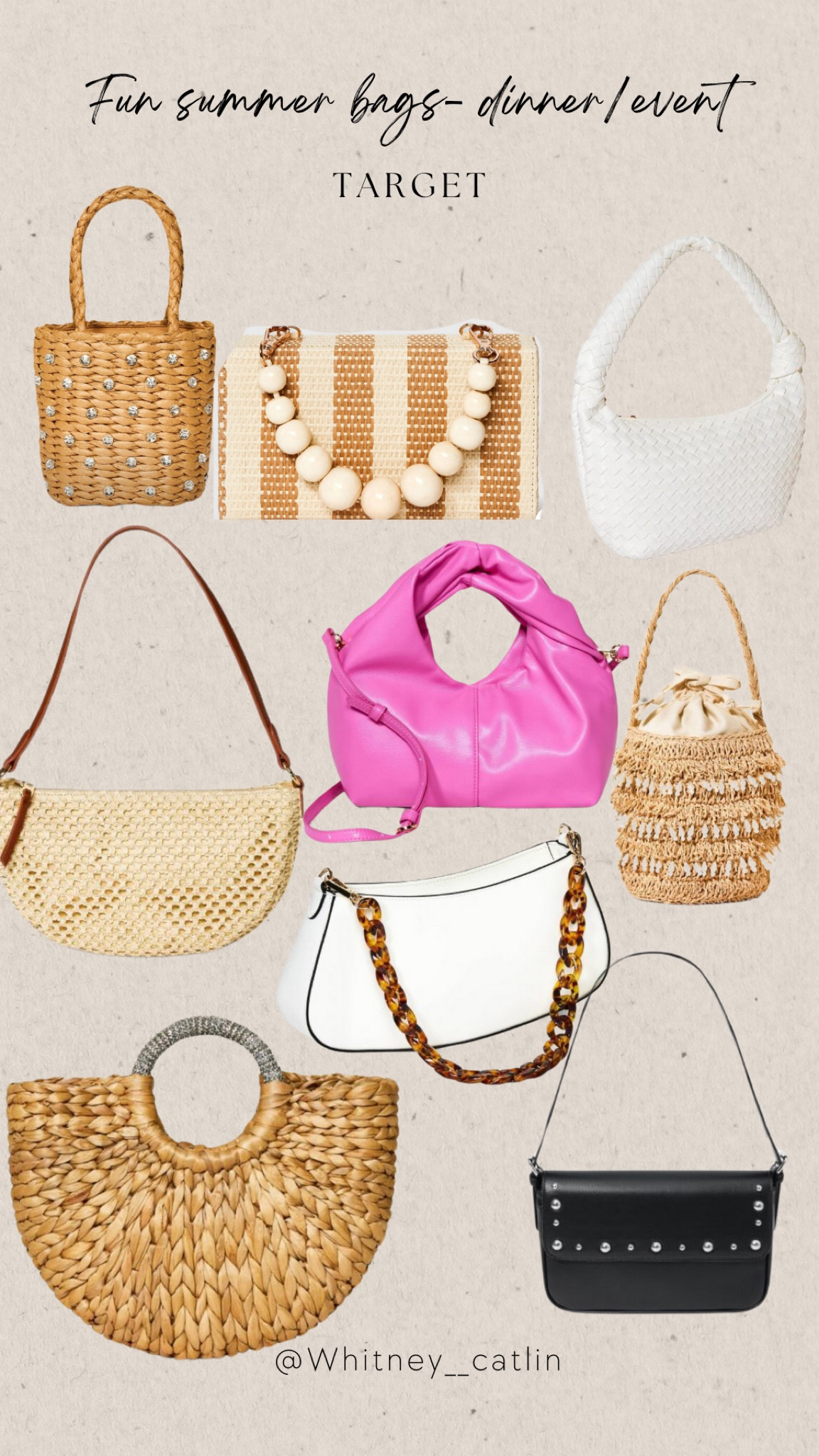 Fun summer target bags! Get yours!✨🫶🏼🌸🦄

#targetfinds#targetmom#targetfinds#sahm#momstyle

#LTKfindsunder50 #LTKstyletip #LTKwedding