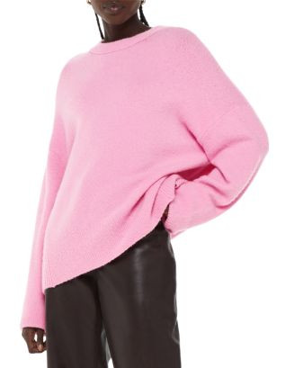 Textured Boyfriend Crewneck Sweater | Bloomingdale's (US)