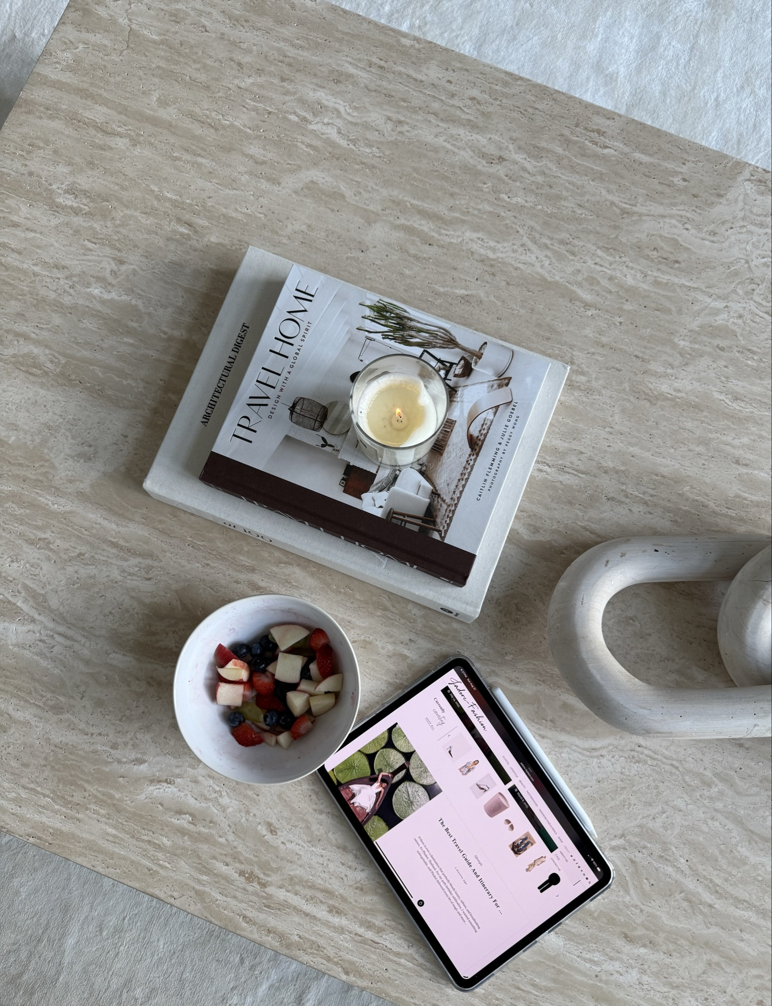 Marble table and coffee book

#LTKHome