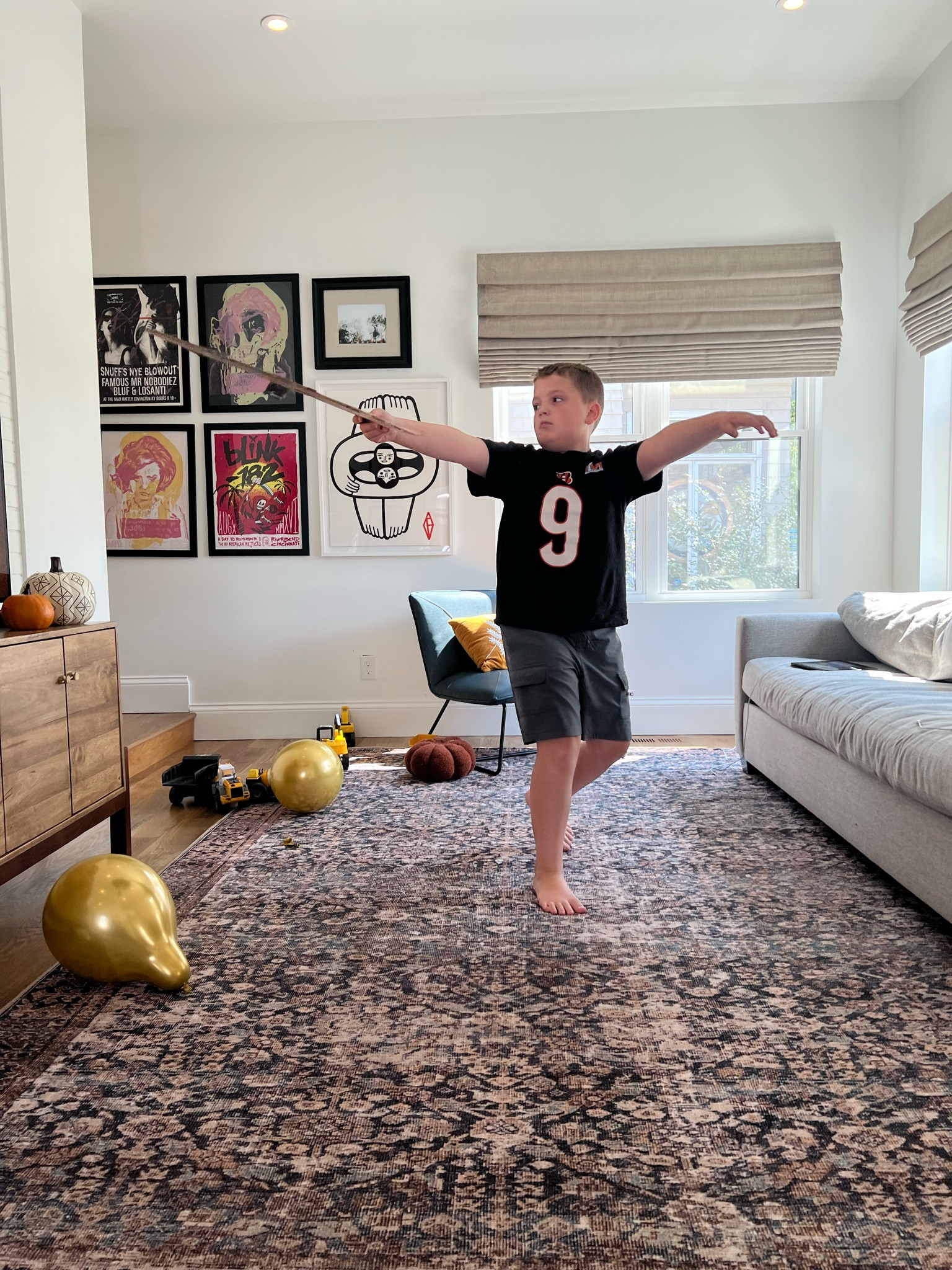 The Georgie rug! One of my go-to’s in my projects now has a spot in my own home. Super soft and indestructible with kids/pets. It’s thin so I have a 1/4” felt pad underneath for extra coziness.

#LTKFamily #LTKFallSale #LTKHome