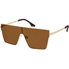 SOJOS Oversize Flat Top Sunglasses Women Men One Piece Siamese Lens Big Large Shield Shades Sungl... | Amazon (US)