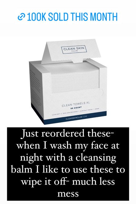 Love these for cleaning cleansing balm off my face - wipes 

#LTKbeauty #LTKfindsunder50 #LTKsalealert