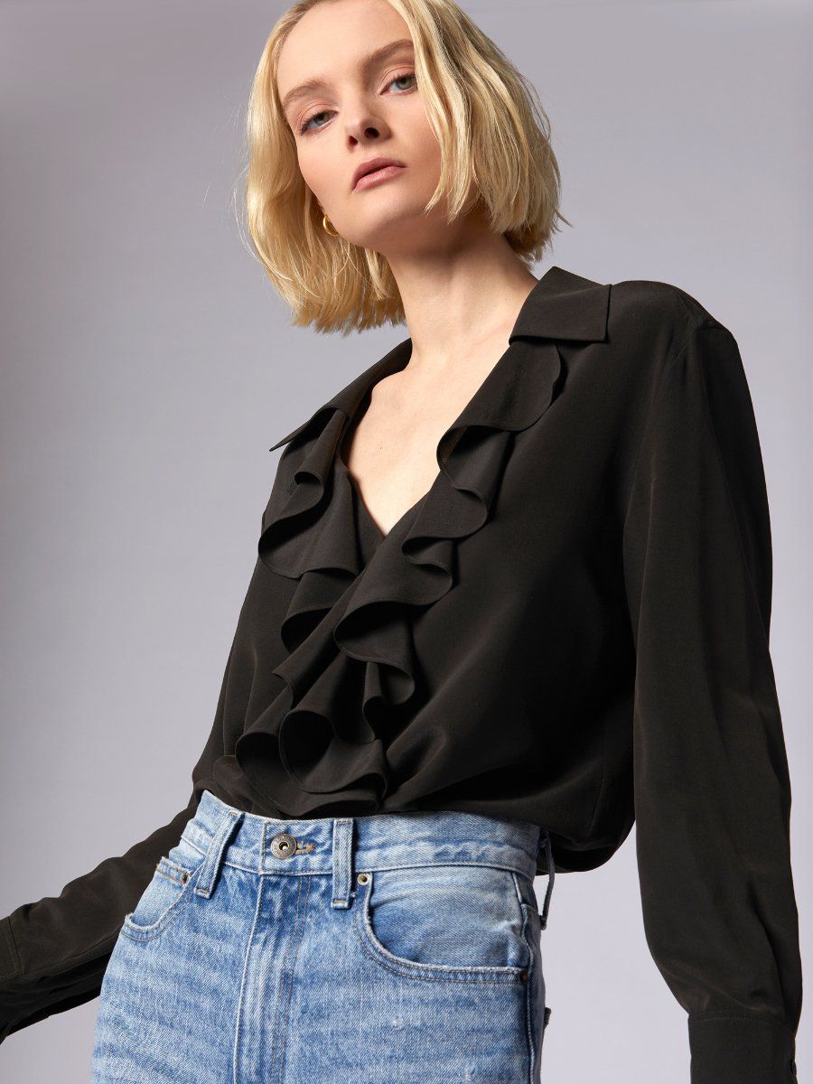 Mathilda Long Sleeve Silk Shirt | Equipment