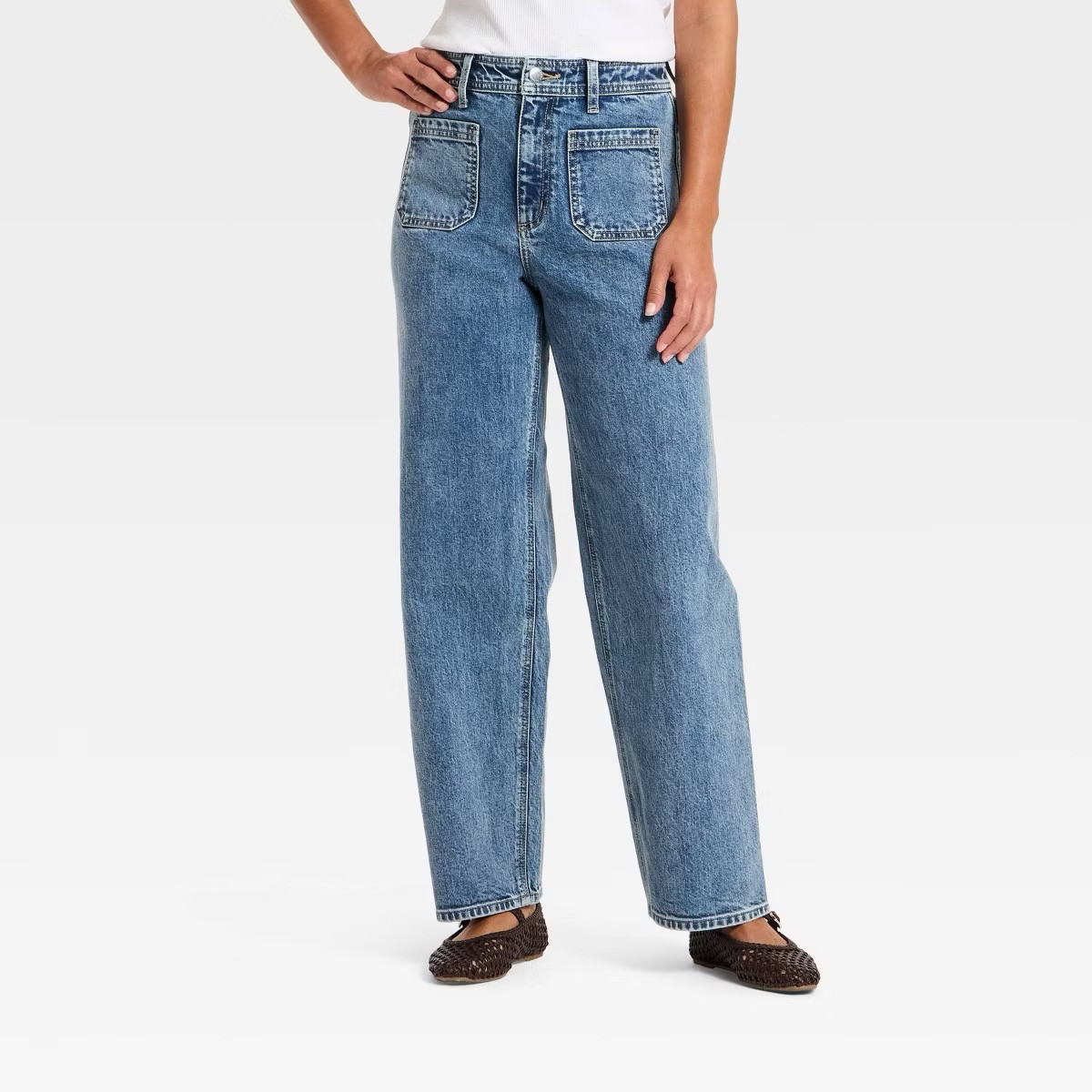 NEW ARRIVALS!! Women's Highest-Rise Sailor Straight Jeans - Universal Thread in Medium
Wash







Target, Target finds, denim jeans, Target jeans 


#LTKootd #LTKFindsUnder50 #LTKOver40