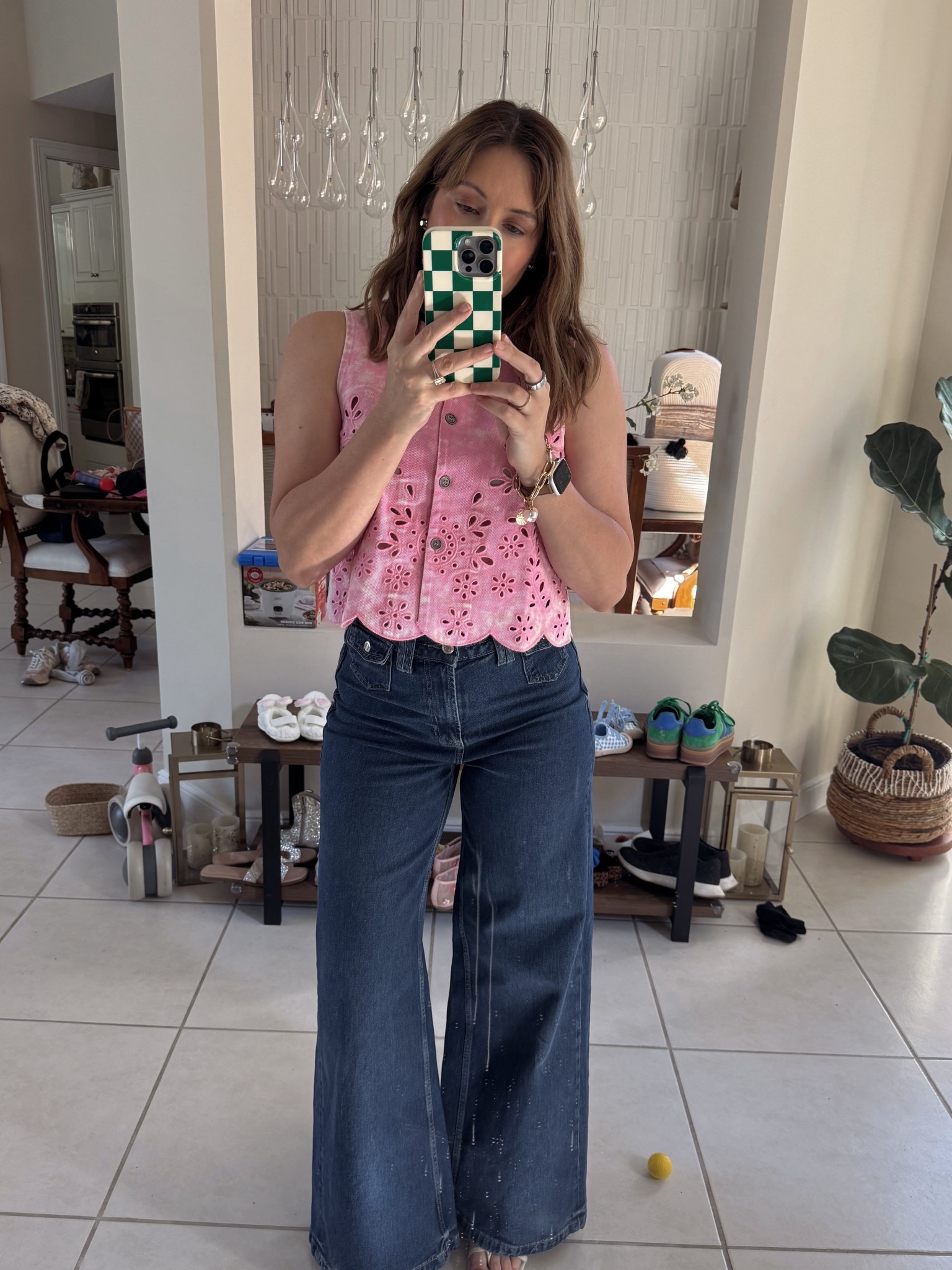 This top and jeans combo was my favorite this weekend 🥰🩷

#LTKootd #LTKdayinmylife #LTKmomlife