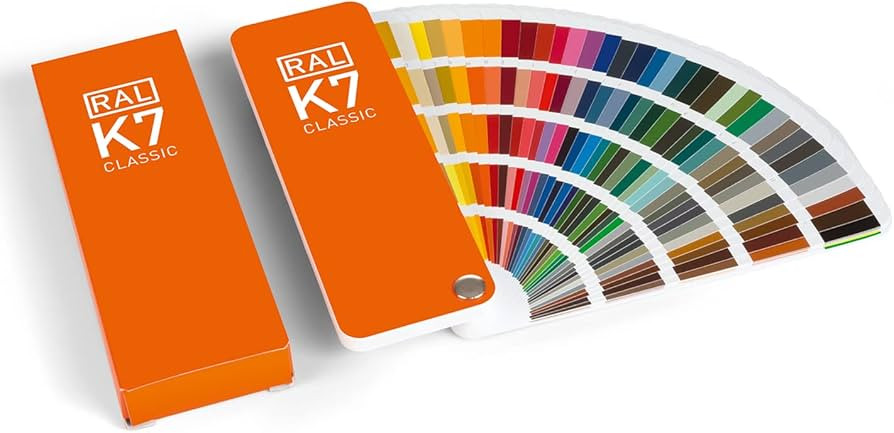 RAL K7 Color Chart, 216 Colors, Gloss, 8 Languages | Amazon (US)