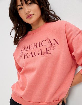 AE Funday Graphic Sweatshirt | American Eagle Outfitters (US & CA)