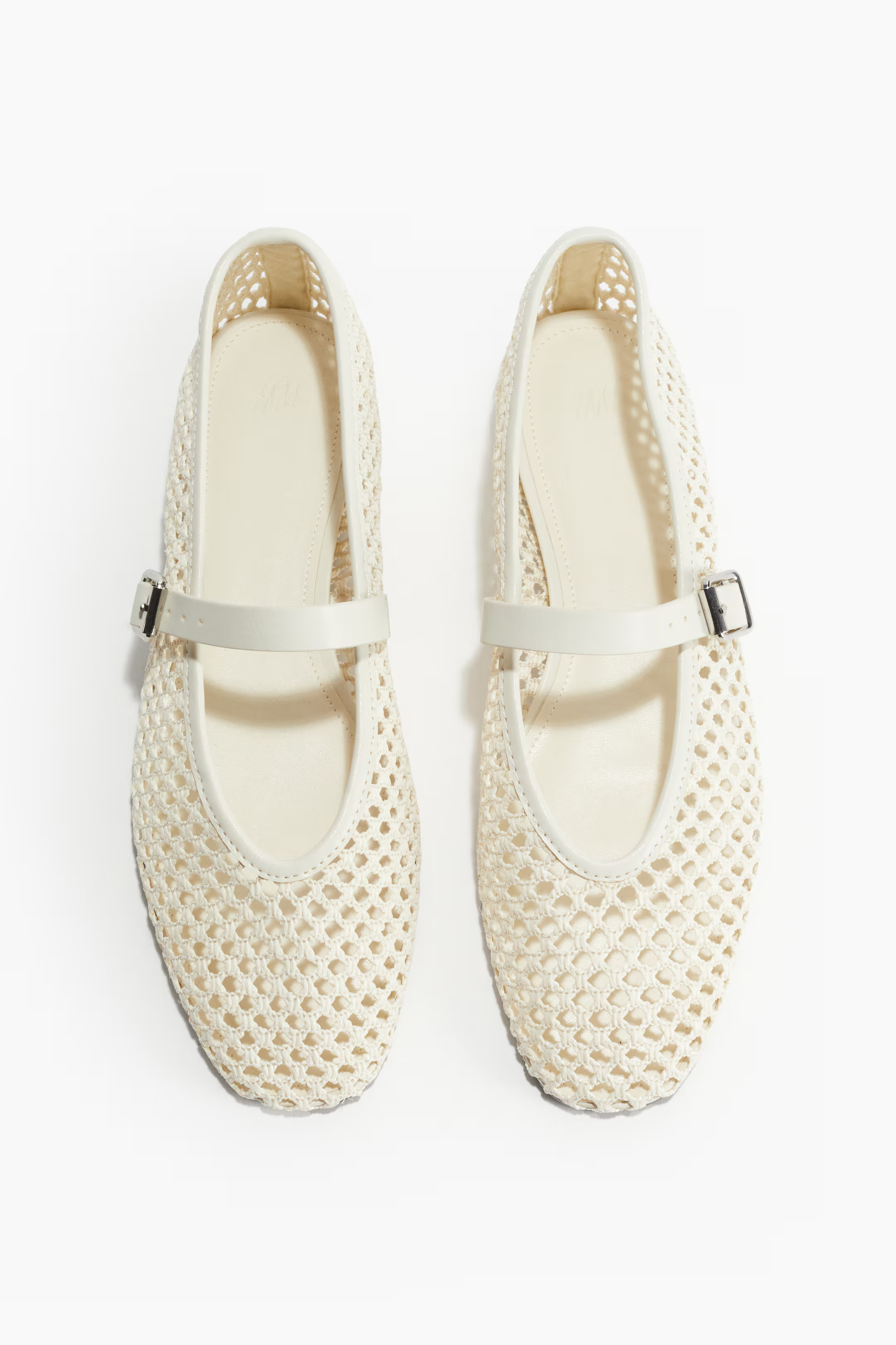 Braided Flats - Cream - Ladies | H&M US | H&M (US + CA)