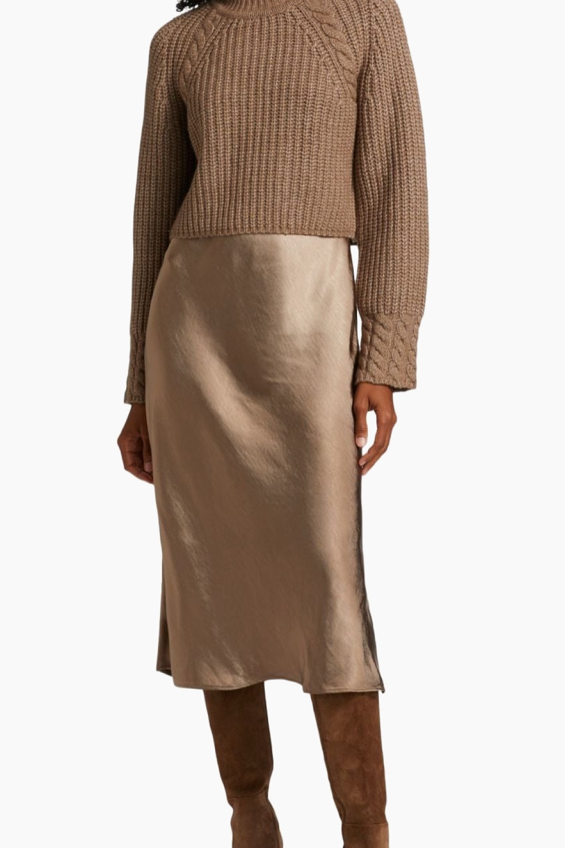 Sweater slip dress in this gorgeous chocolate color

#LTKOver40 #LTKStyleTip #LTKSeasonal