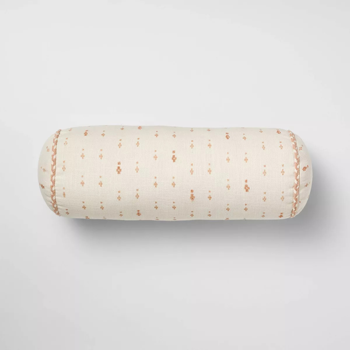 Bolster Geo Pattern Cream and Peach - Threshold™ designed with Studio McGee | Target
