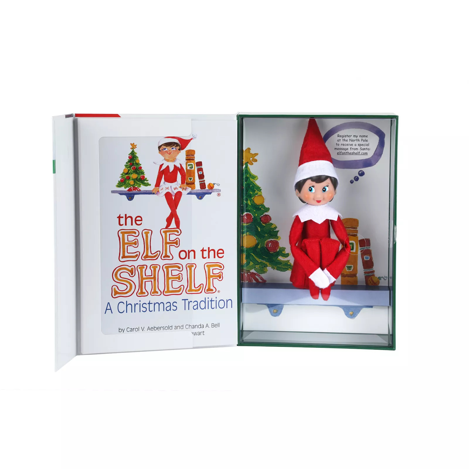 The Elf on the Shelf®: A Christmas Tradition Book & Blue-Eyed Girl Scout Elf, Multicolor | Kohl's