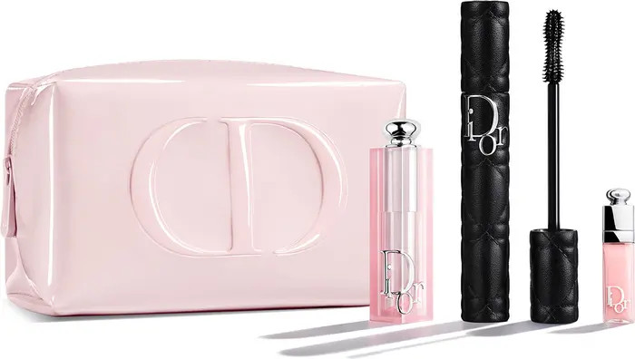 DIOR Makeup Essentials Mascara, Lip Balm & Gloss Set | Nordstrom | Nordstrom