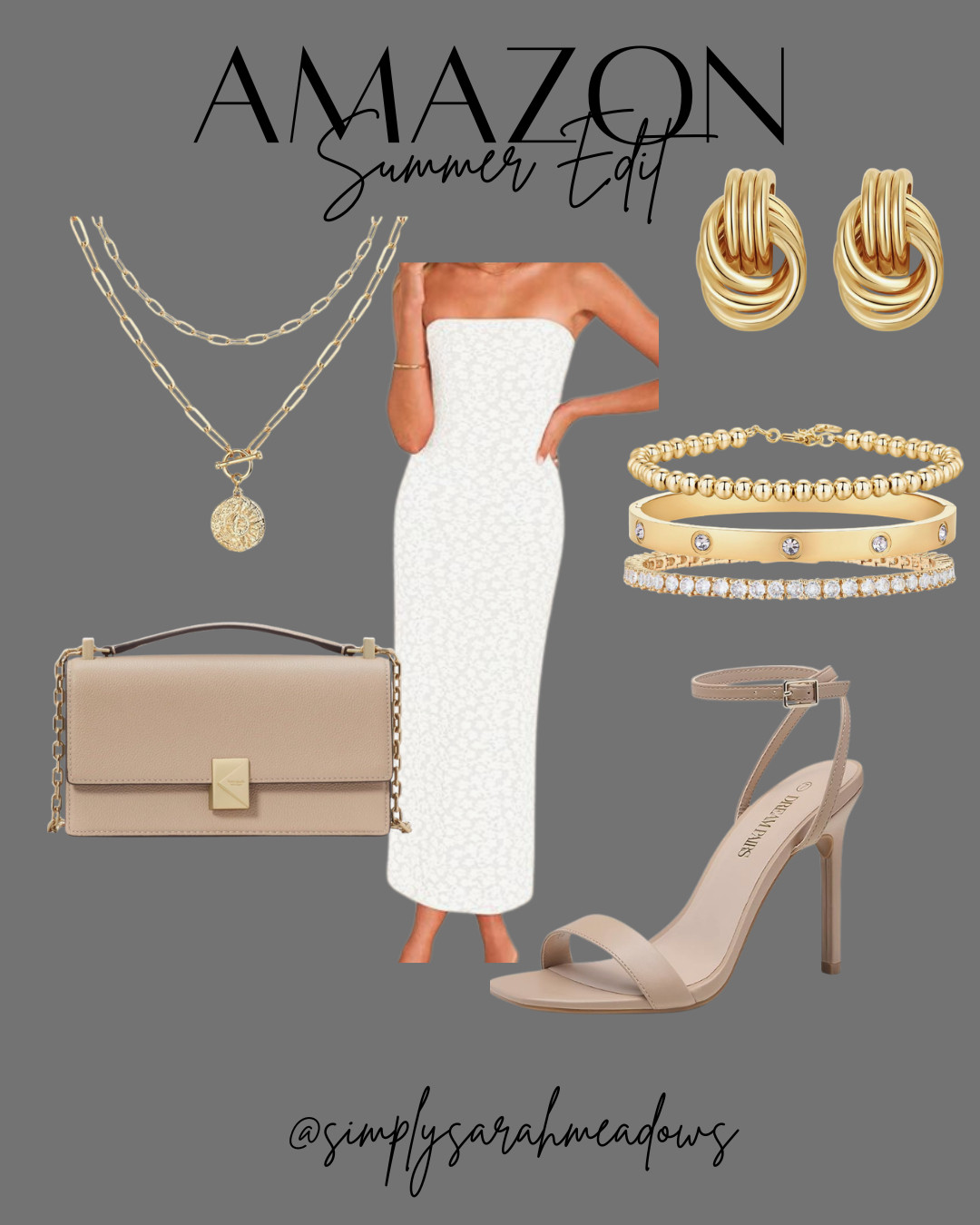 Elevate your look with these Amazon finds! Shop my summer edit now @simplysarahmeadows #SummerStyle #AmazonFinds #LTKStyle #LTKFinds #MomStyle #WeddingGuest #LTKSpring #LTKSummer #TrendingNow  

 #LTKootd #LTKOver40 #LTKWedding