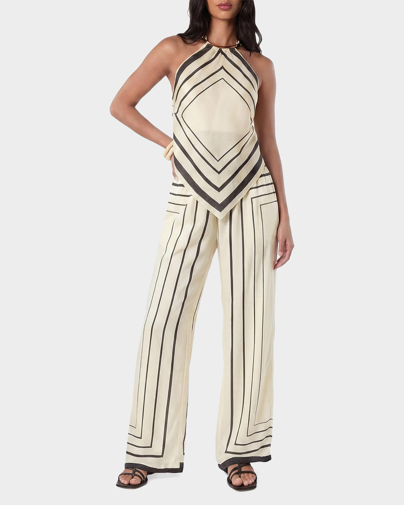 Skye Halter Scarf Top | Neiman Marcus