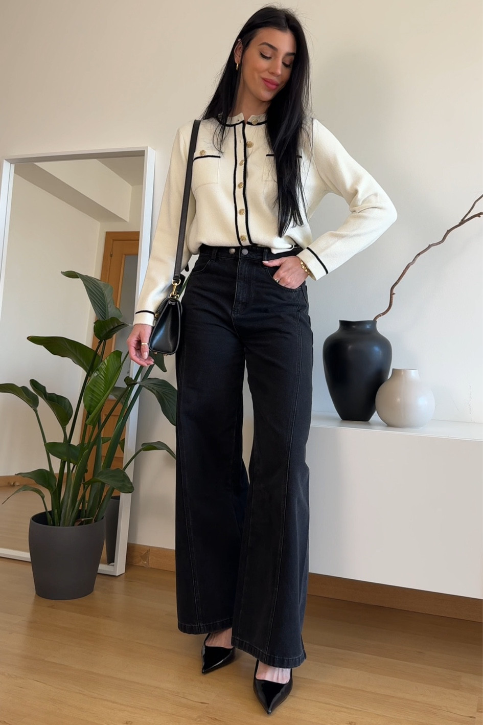 Clásica pero elegante, todo en el mismo Outfit 🤍🖤

#LTKeurope #LTKstyletip #LTKworkwear