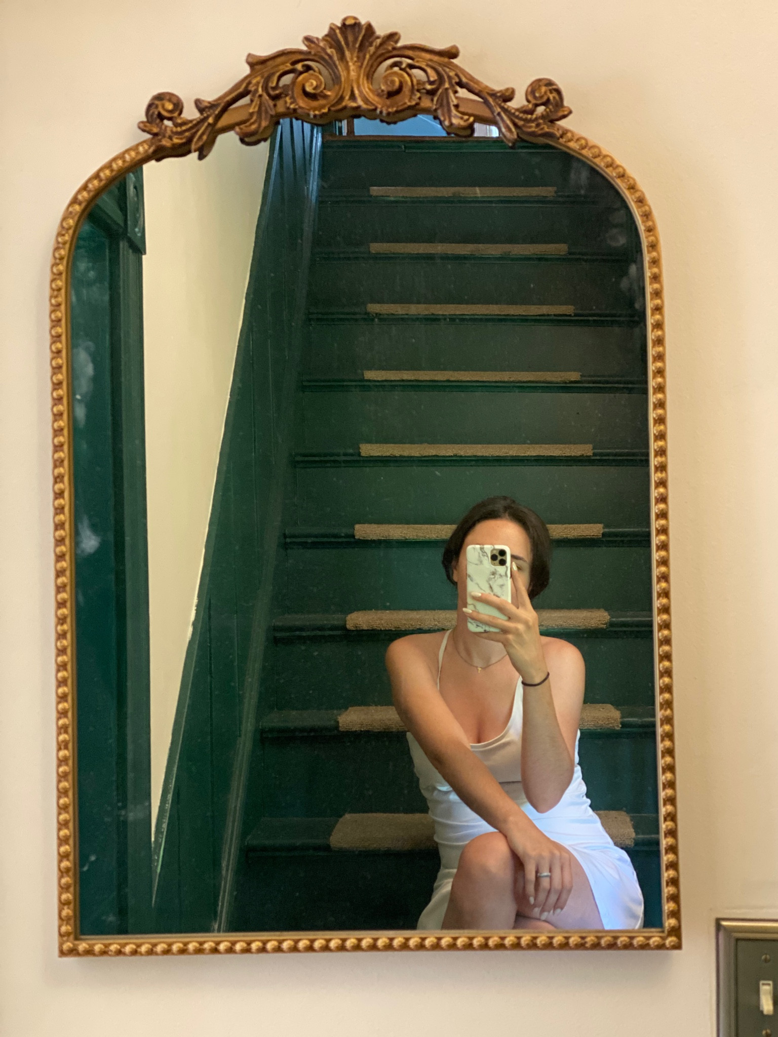 Gold vintage mirror look , antique mirror look

#LTKFindsUnder100 #LTKxWalmart #LTKHome